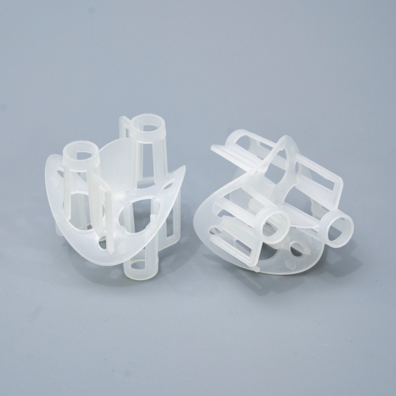New Type High Quality Perforated Random Packing Plastic Heilex Ring For Adsorption Tower