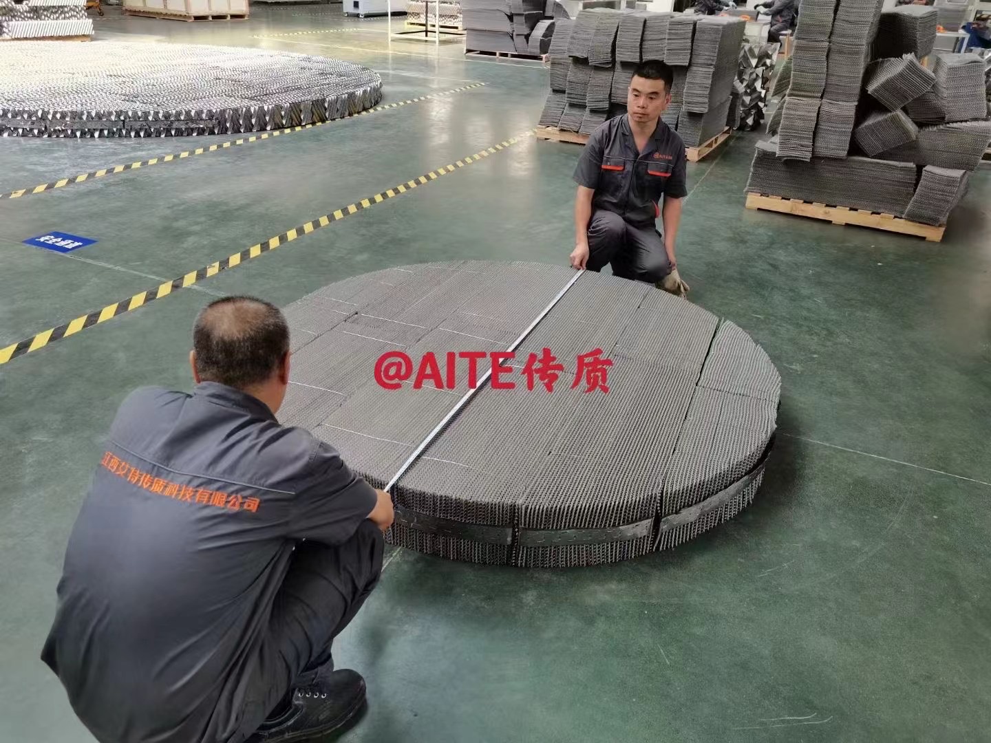 Wire mesh structured packing as wire mesh structured packing