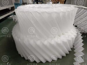 What is a Plastic corrugated plate packing material?