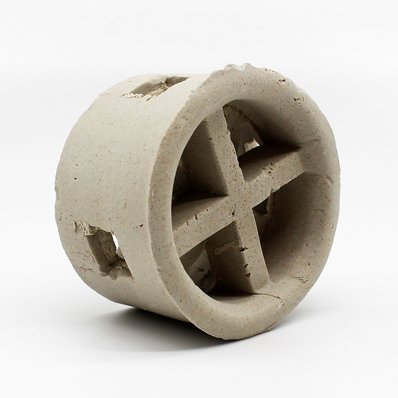 Adsorbing Columns Tower Packing 25mm 38mm 50mm Ceramic Cascade Mini Ring