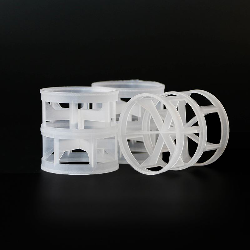 Excellent Performance Random Packing 25mm 38mm 50mm Pp Pvc Cpvc Plastic Pall Ring