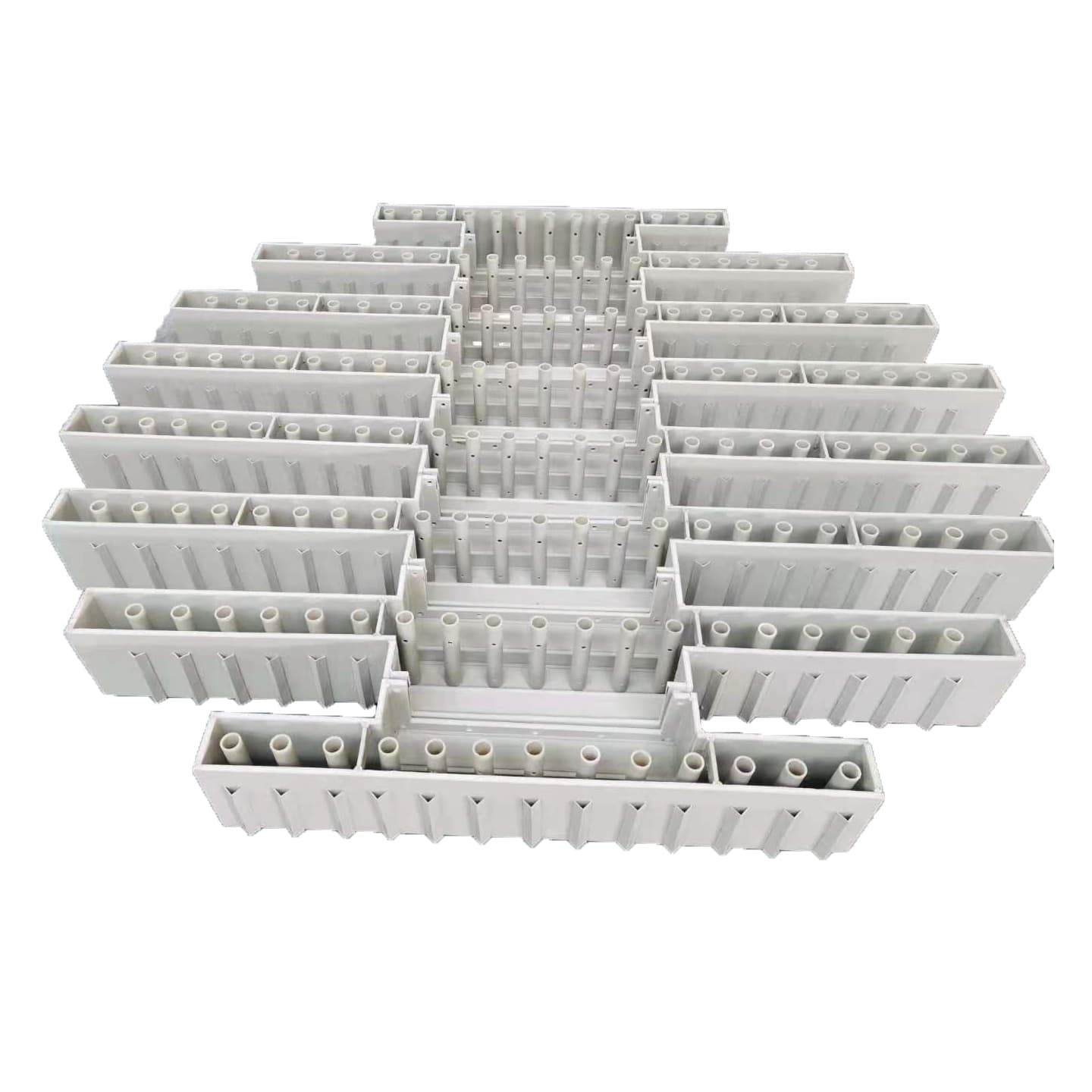 High Quality Pph Plastic Trough Type Liquid Distributor For Tower