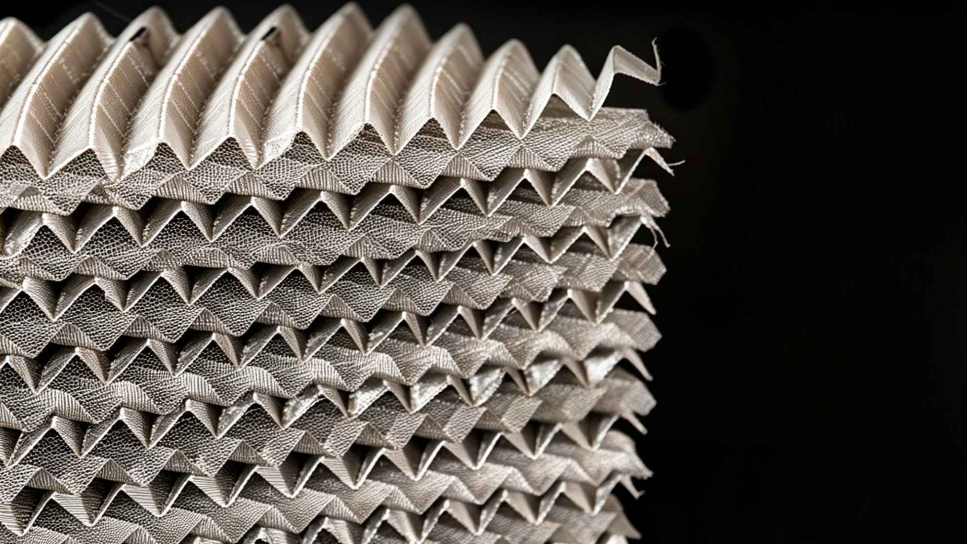 YRTTER Structured Packing Mesh Close-Up