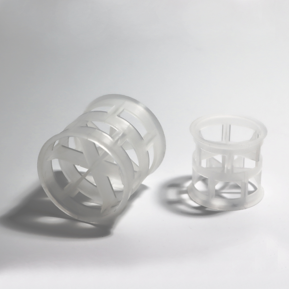 high flooding point & evenly gas-liquid distribution plastic ralu ring