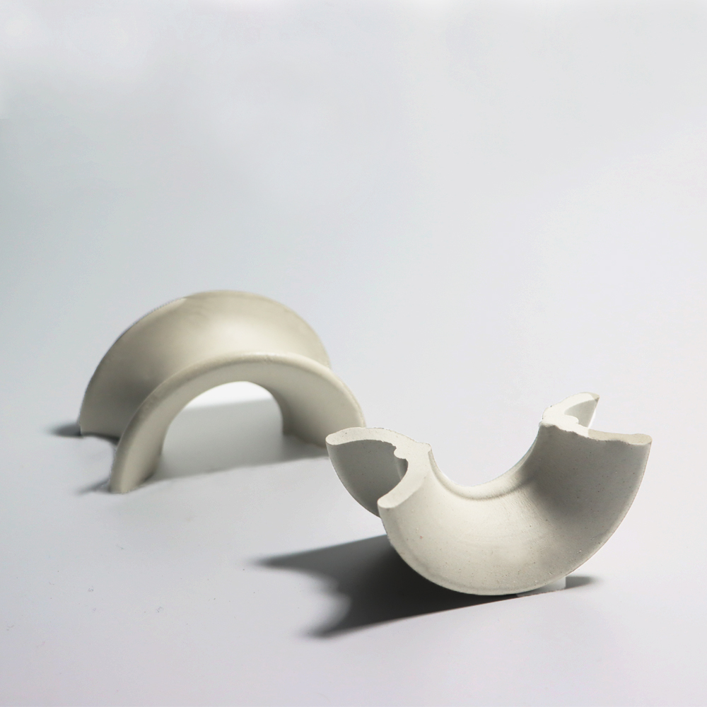Ceramic Intalox Saddle Rings washing tower